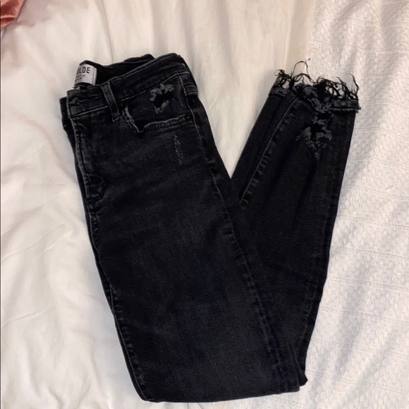 AGOLDE Women's Black Skinny Jeans - Picture 2 of 3
